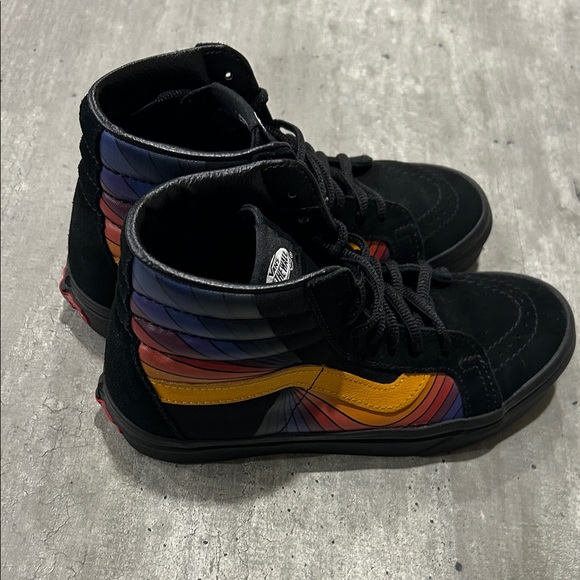 VANS Sk8-Hi Refract Black + Multicolor Skate Sneakers Men’s 4.5 Women’s 6 - Picture 7 of 10